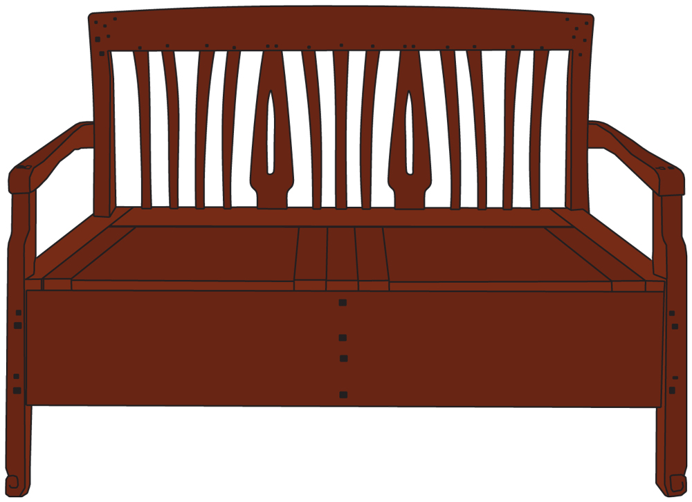 Hall Bench Plans Picture