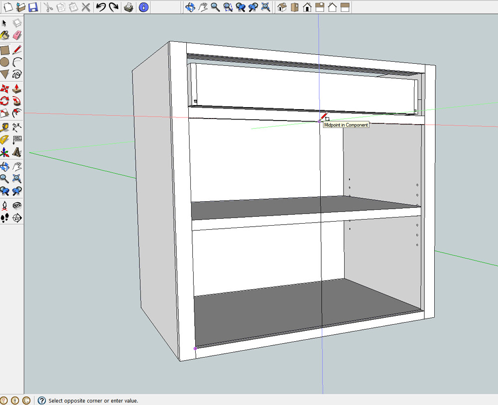 Simple How To Sketch A Drawer Cabinet In Sketchup for Kids