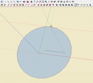 Step 1 Pythagorean Theorem in SketchUp