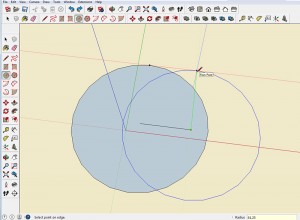 Pythagorean Theorem in SketchUp Step 2