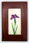 Iris carving by Robert Lang