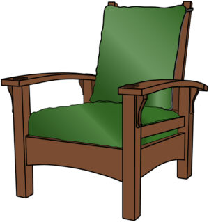 Gustav Stickley No.336 Bow Arm Morris Chair Plans