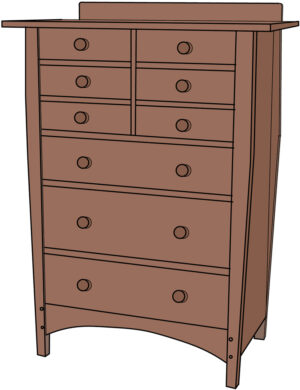 Gustav Stickley No. 913 Dresser Plans