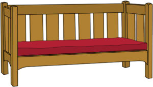 L & JG Stickley No. 216 Settle Plans