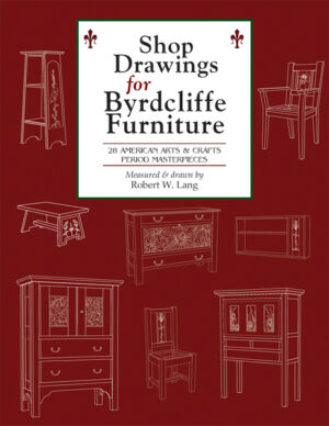Shop Drawings for Byrdcliffe Furniture